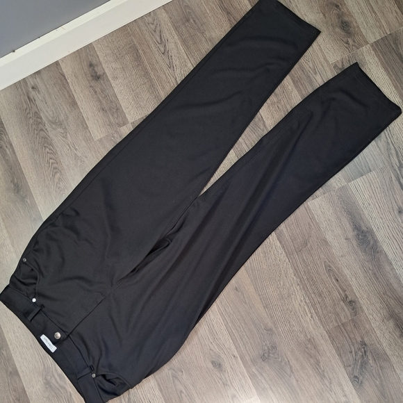 Calvin Klein Women's Plus Size 20 Black Straight Leg Fit Pants - Picture 1 of 8
